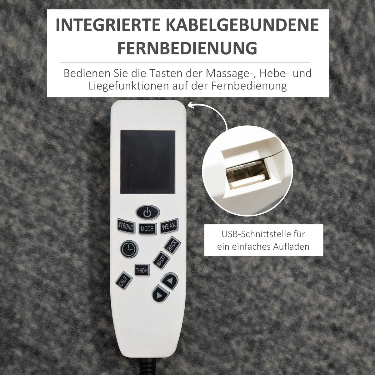RehaComfort Aufstehsessel Ravello Deluxe mit Massage RehaComfort