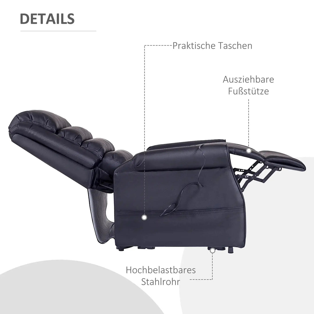 RehaComfort Aufstehsessel Corvino mit Massage und Wärme RehaComfort