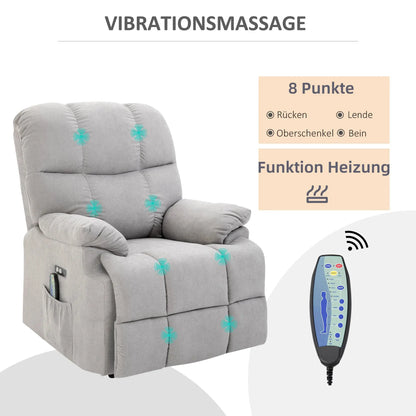 RehaComfort Aufstehsessel Alviero mit Massage und Wärme RehaComfort